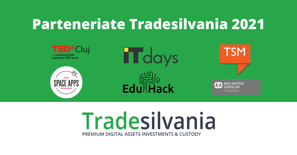 Parteneriate si sponsorizari Tradesilvania 2021 - evenimente educationale, sociale si conferinte despre inovatie