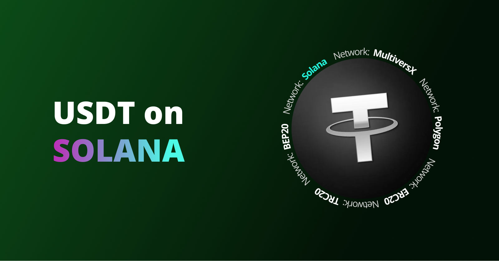 USDT (Solana) now on Ts Platform and Ts RAMP