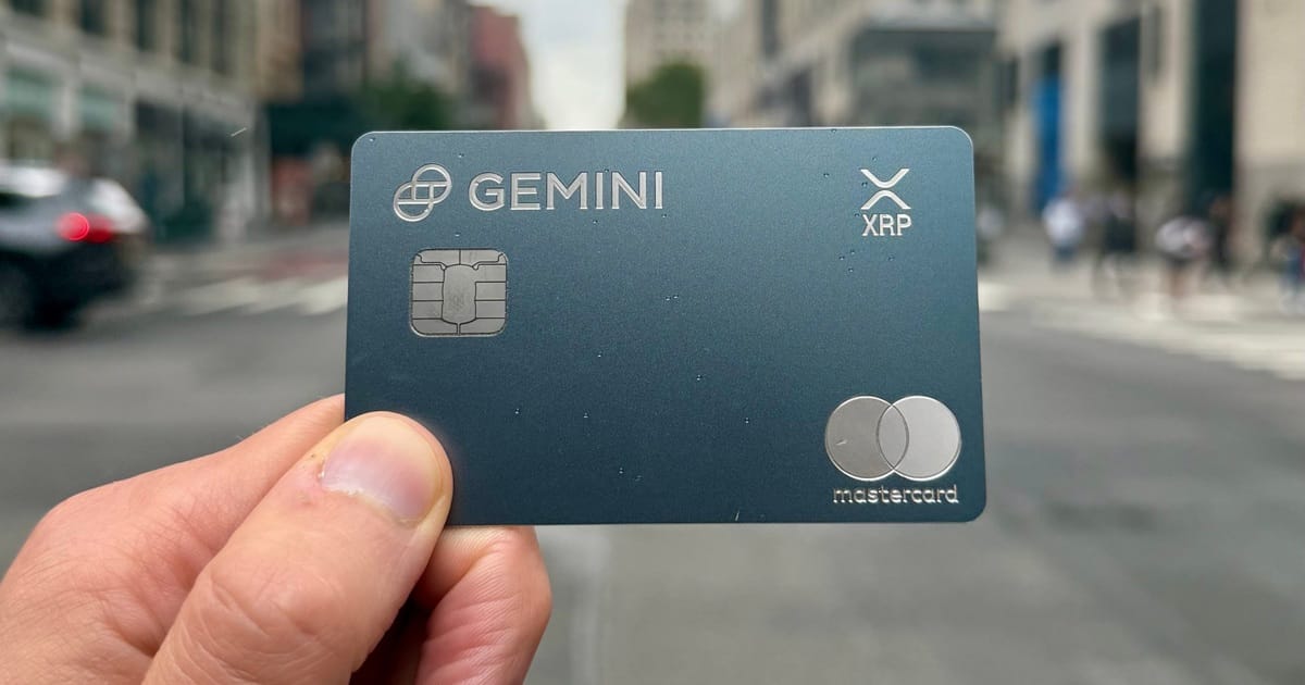 Gemini lanseaza cardul Mastercard XRP in SUA