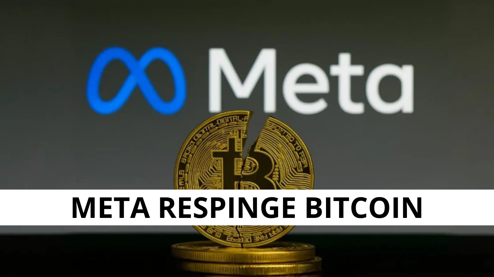 Meta respinge ideea de a include Bitcoin in bilantul companiei