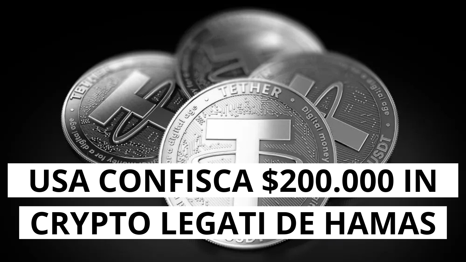 SUA confisca 201.400 USD in criptomonede destinate Hamas