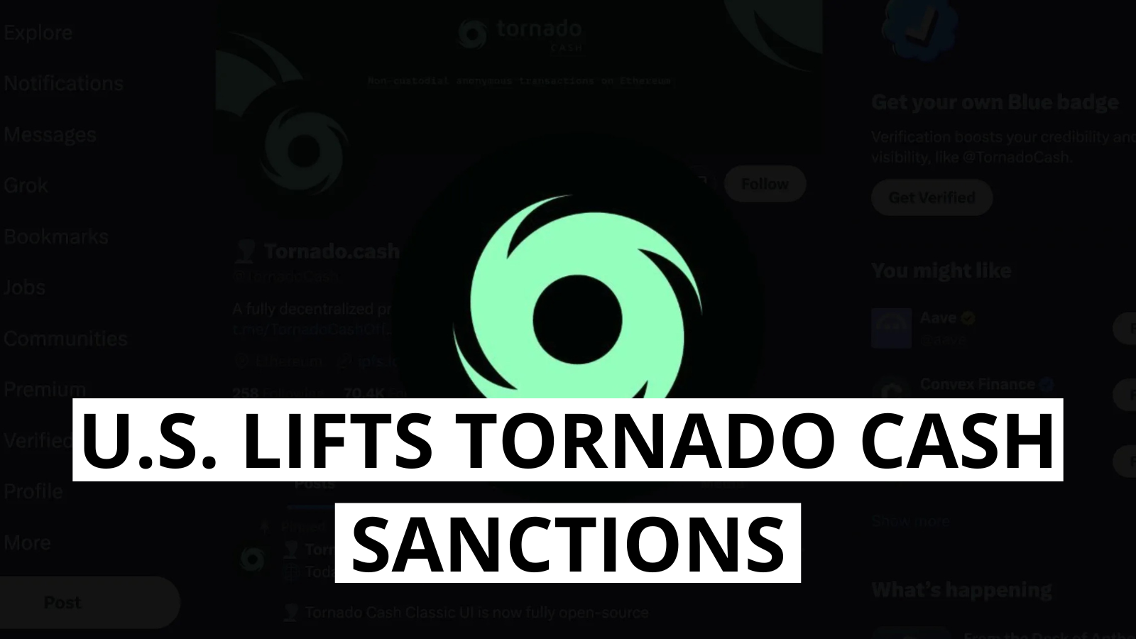 U.S. Lifts Tornado Cash Sanctions: What It Means for DeFi