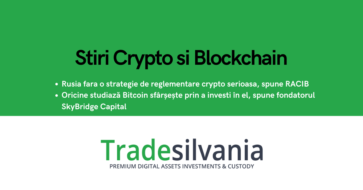 Știri crypto & blockchain - Rusia nu face "absolut nimic" pentru a reglementa crypto, spune șeful RACIB - Oricine studiază Bitcoin sfârșește prin a investi în el, spune Scaramucci – 06-01-2022