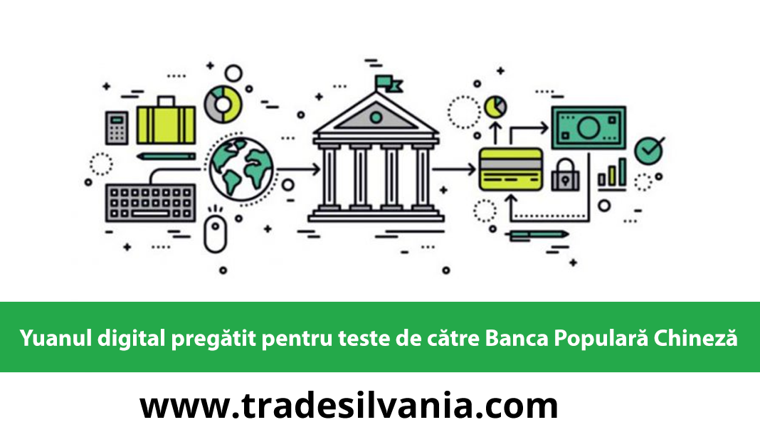 Yuanul digital pregătit pentru teste de către Banca Populară Chineză